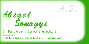 abigel somogyi business card